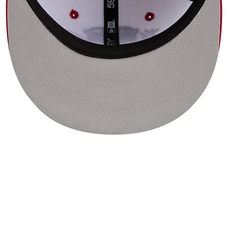 Men's New Era  White/Red Syracuse Mets 2026 Copa De La Diversion 59FIFTY Fitted Hat