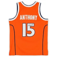 Carmelo Anthony Syracuse Orange Autographed Orange Mitchell & Ness 2002-03 Swingman Jersey
