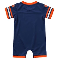 Barboteuse de football Colosseum Navy Syracuse Orange Bumpo pour bébé