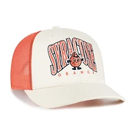 Men's '47  Natural Syracuse Orange Drawbridge Trucker Adjustable Hat