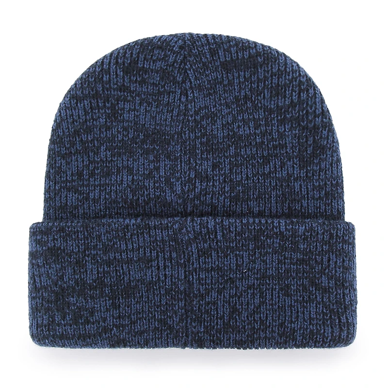 Men's '47  Navy Syracuse Orange Brainfreeze Cuffed Knit Hat with Pom