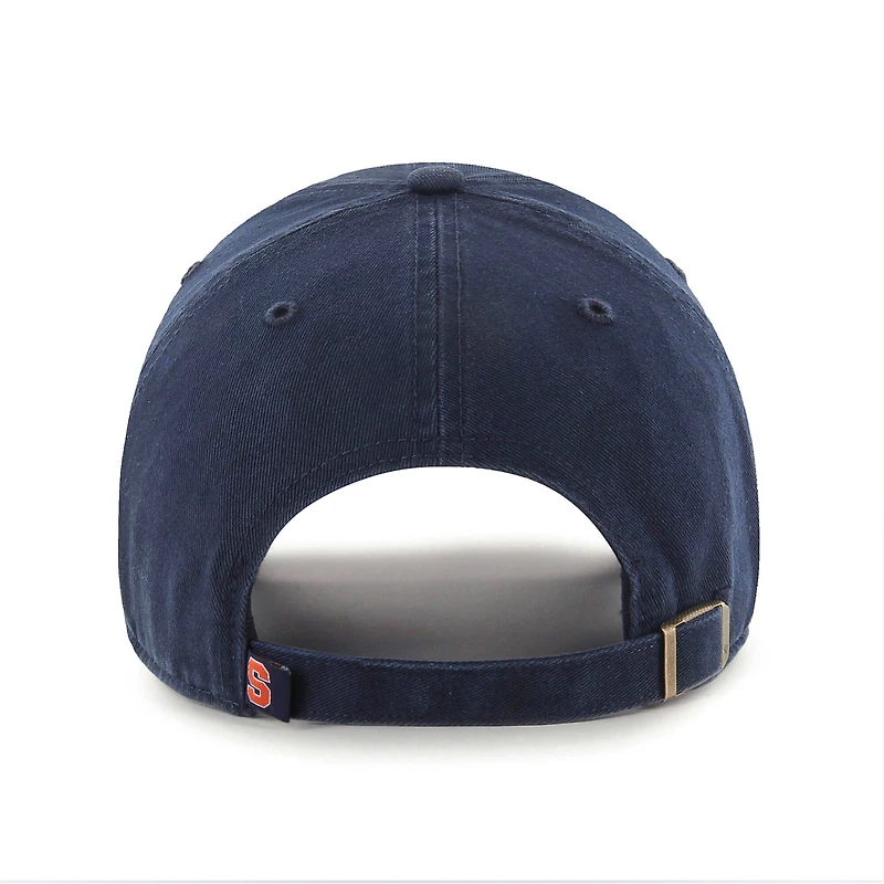 Men's '47 Navy Syracuse Orange Clean Up Adjustable Hat