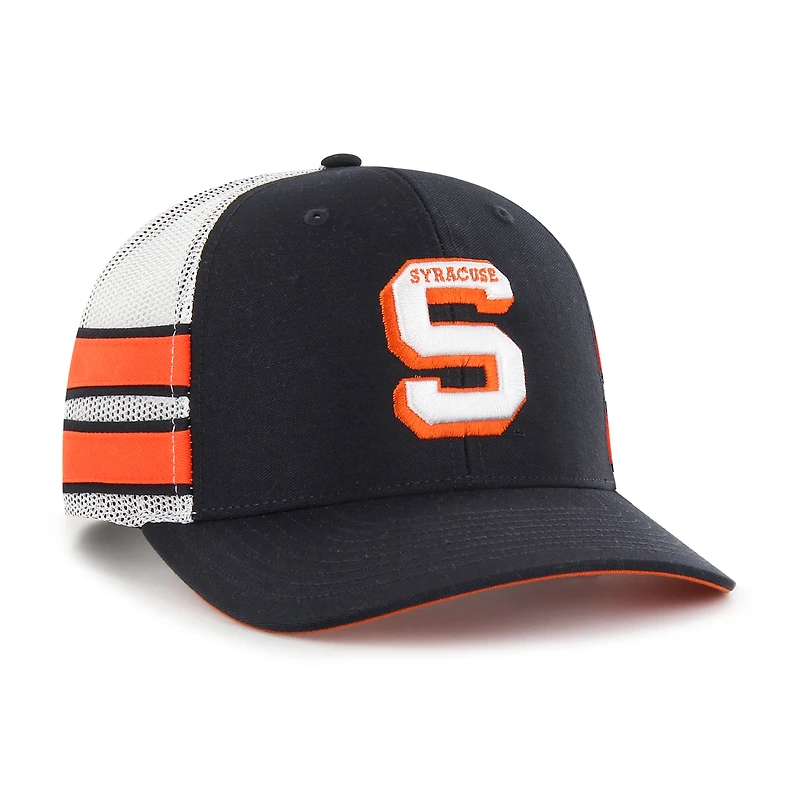 Casquette de camionneur réglable '47 Navy Syracuse Orange Straight Eight pour hommes