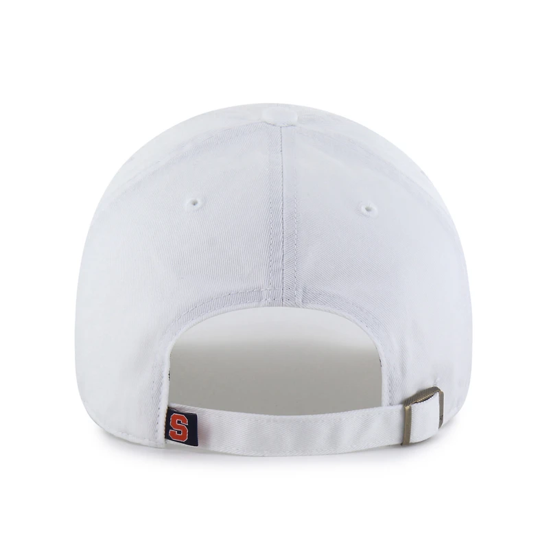 Casquette ajustable pour homme '47 White Syracuse Orange Clean Up