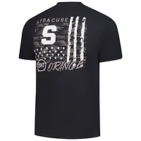 T-shirt camouflage OHT noir et orange Syracuse pour homme