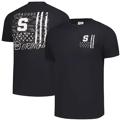Men's  Black Syracuse Orange Comfort Colors OHT Camo Overlay T-Shirt