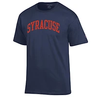 Men's Champion  Navy Syracuse Orange Basic Arch T-Shirt