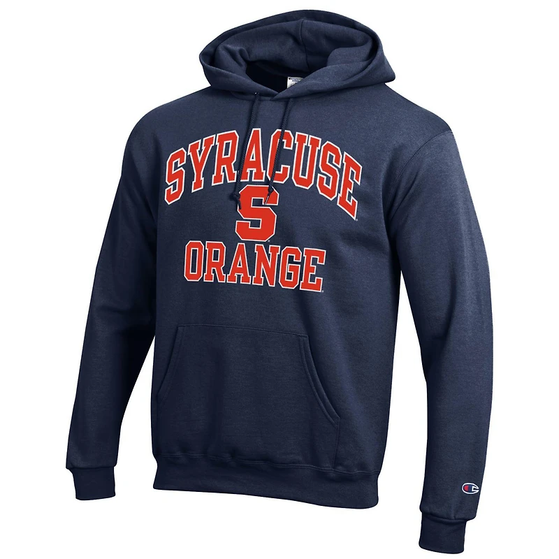 Sweat à capuche Champion bleu marine Syracuse orange High Motor pour homme