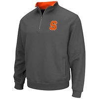 Blouson Homme Colosseum Charcoal Syracuse Orange Tortugas Team Logo Quart-Zip