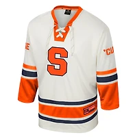 Maillot de hockey pour homme Colosseum Cream Syracuse Orange Puck Proud Fashion