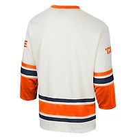 Men's Colosseum Cream Syracuse Orange Puck Proud Fashion Hockey Jersey