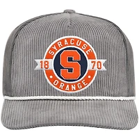 Casquette de camionneur ajustable pour homme Colosseum Grey Syracuse Orange Where's My Hat Podium