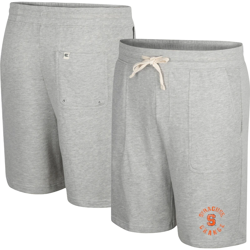 Colosseum Heather Grey Syracuse Orange Short Love To Hear This Terry pour homme