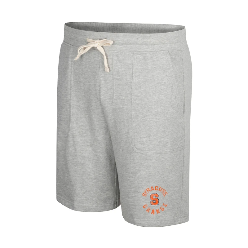 Colosseum Heather Grey Syracuse Orange Short Love To Hear This Terry pour homme