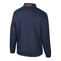 Veste polaire à fermeture éclair quart de tour Colosseum Navy Syracuse Orange Mainframe pour homme
