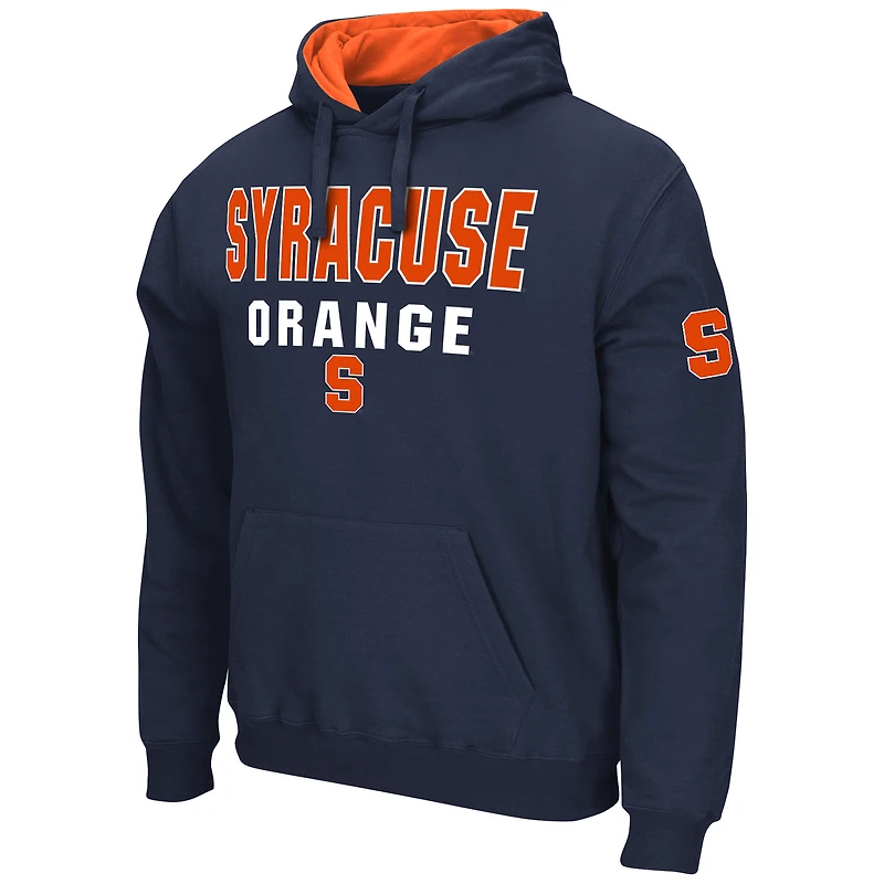 Sweat à capuche Colosseum Navy Syracuse Orange Sunrise pour homme