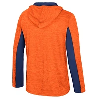 Sweat à capuche zippé quart de tour Colosseum Orange Syracuse pour homme