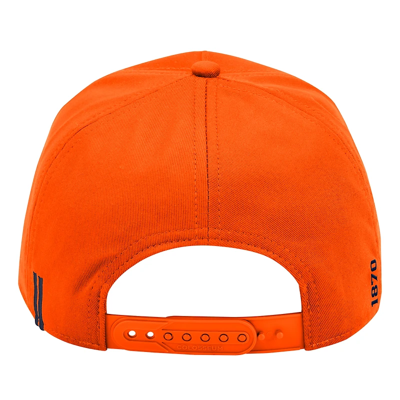 Casquette ajustable Colosseum Orange Syracuse Orange Hits the Road Podium pour homme