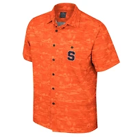 Men's Colosseum Orange Syracuse Ozark Button-Up Shirt