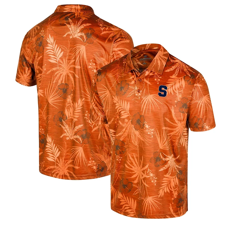 Polo de l'équipe Colosseum Orange Syracuse Palms pour hommes