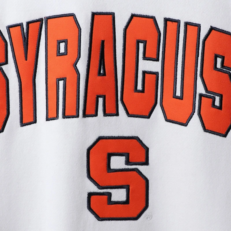 Sweat Colosseum Blanc Orange Syracuse Arch & Logo Homme