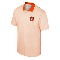 Polo Colosseum Homme Blanc Imprimé Syracuse Orange Stripe