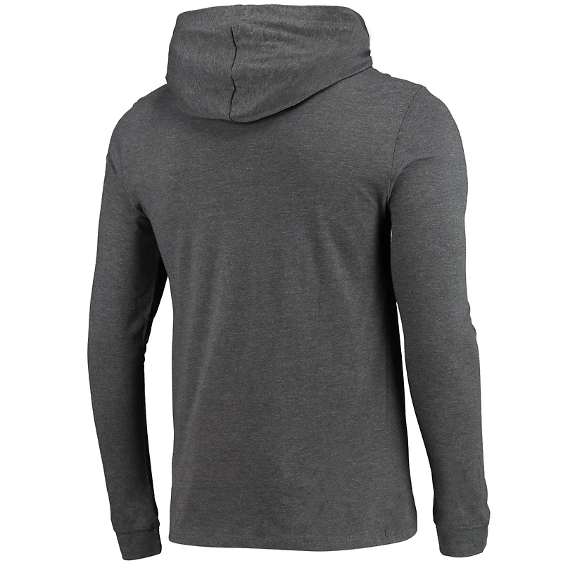 Ensemble pyjama à capuche et jogging manches longues pour homme Concepts Sport Orange/Heather Charcoal Syracuse Orange Meter