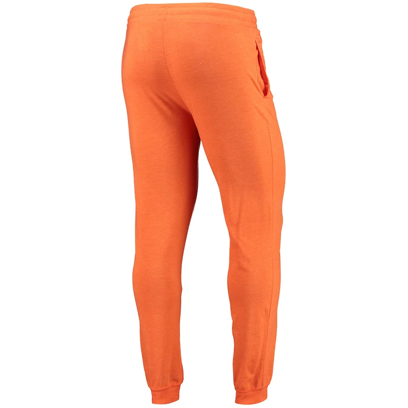 Ensemble pyjama à capuche et jogging manches longues pour homme Concepts Sport Orange/Heather Charcoal Syracuse Orange Meter