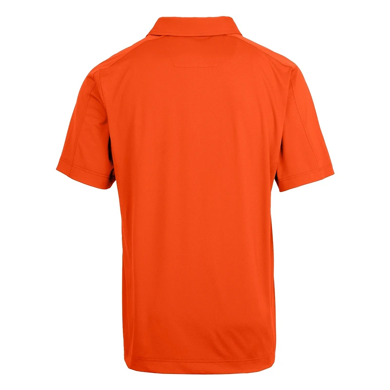 Polo texturé stretch Cutter & Buck pour homme, orange Syracuse, grandes tailles Prospect