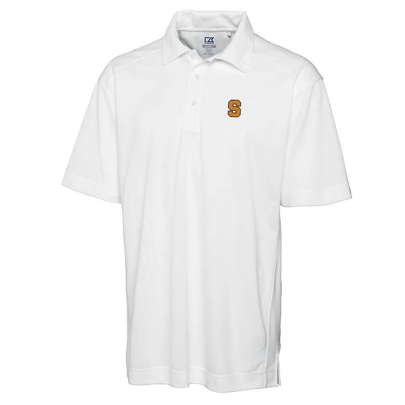 Polo DryTec Genre pour homme, blanc, orange Syracuse, coupe large