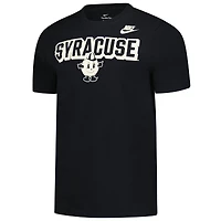 T-shirt Nike noir Syracuse Orange Fashion Team Bold pour homme