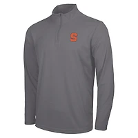 Men's Nike Gray Syracuse Orange Intensity Performance Quarter-Zip Pullover