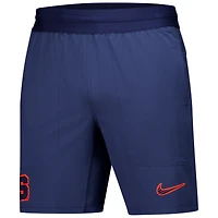 Men's Nike Navy Syracuse Orange 2024/25 Sideline Performance Woven Shorts