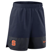 Short Nike Sideline Performance pour homme, bleu marine, orange Syracuse 2025