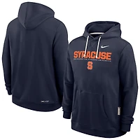 Men's Nike Navy Syracuse Orange 2025 Sideline Standard Issue Dri-FIT Hoodie