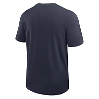 T-shirt Nike Performance Coach pour homme, bleu marine, Syracuse, orange 2025 Sideline UV