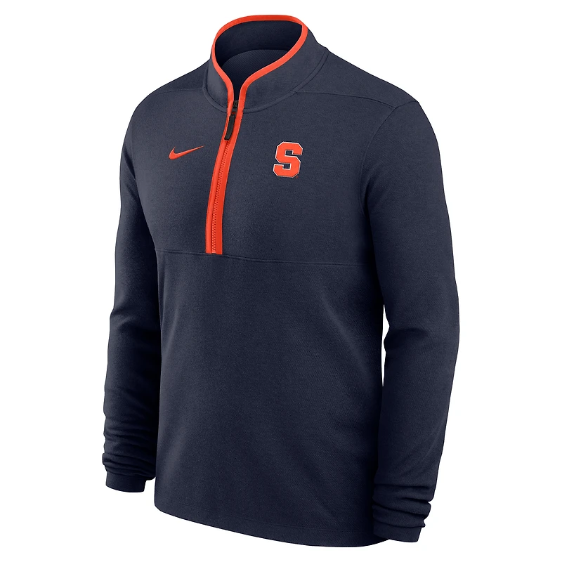 Men's Nike Navy Syracuse Orange Basketball Victory Dri-FIT Half-Zip Pullover