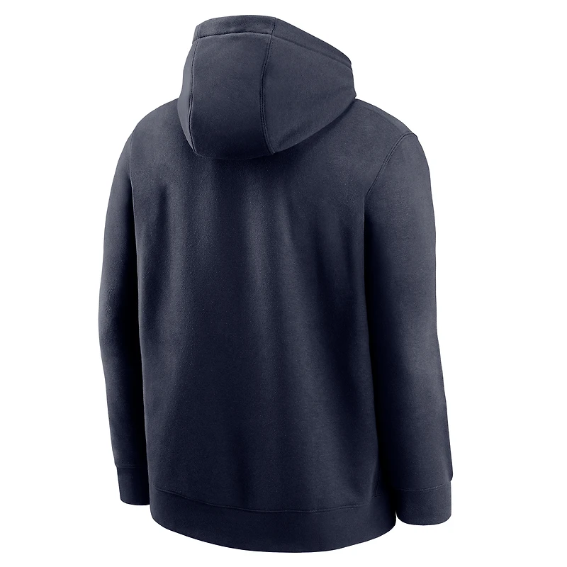 Sweat à capuche Nike Navy Syracuse Orange Club Fleece pour homme