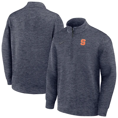Men's Nike Navy Syracuse Orange Coaches Dri-FIT Half-Zip Pullover