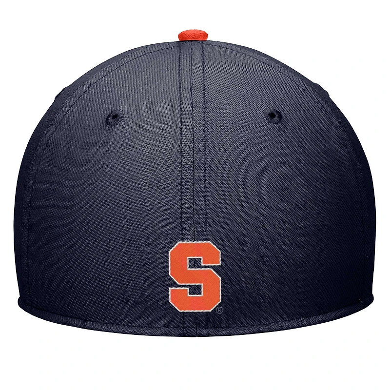 Men's Nike Navy Syracuse Orange Rise Flex Hat