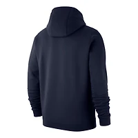 Men's Nike Navy Syracuse Orange Script Club Pullover Hoodie