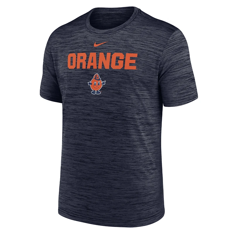 T-shirt Nike Performance Velocity bleu marine Syracuse Orange pour homme