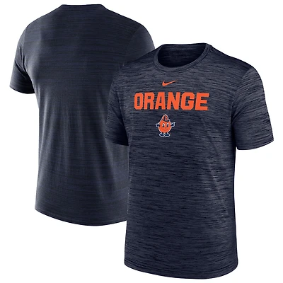 T-shirt Nike Performance Velocity bleu marine Syracuse Orange pour homme