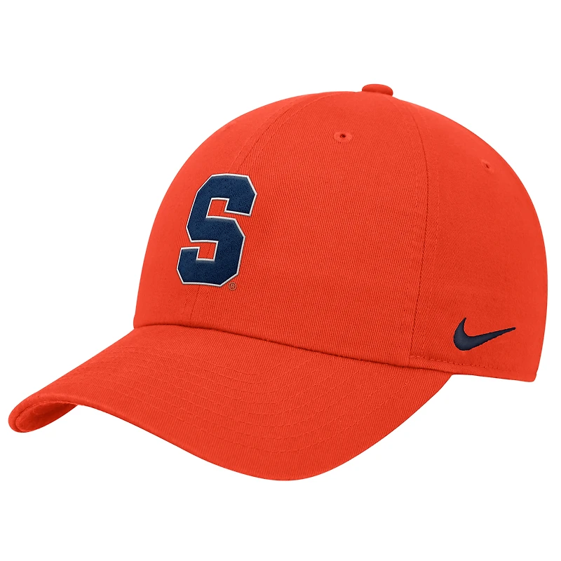 Casquette ajustable Nike Orange Syracuse Orange 2026 Sideline Club pour homme