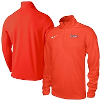 Men's Nike Orange Syracuse Training Performance Quarter-Zip Pullover
