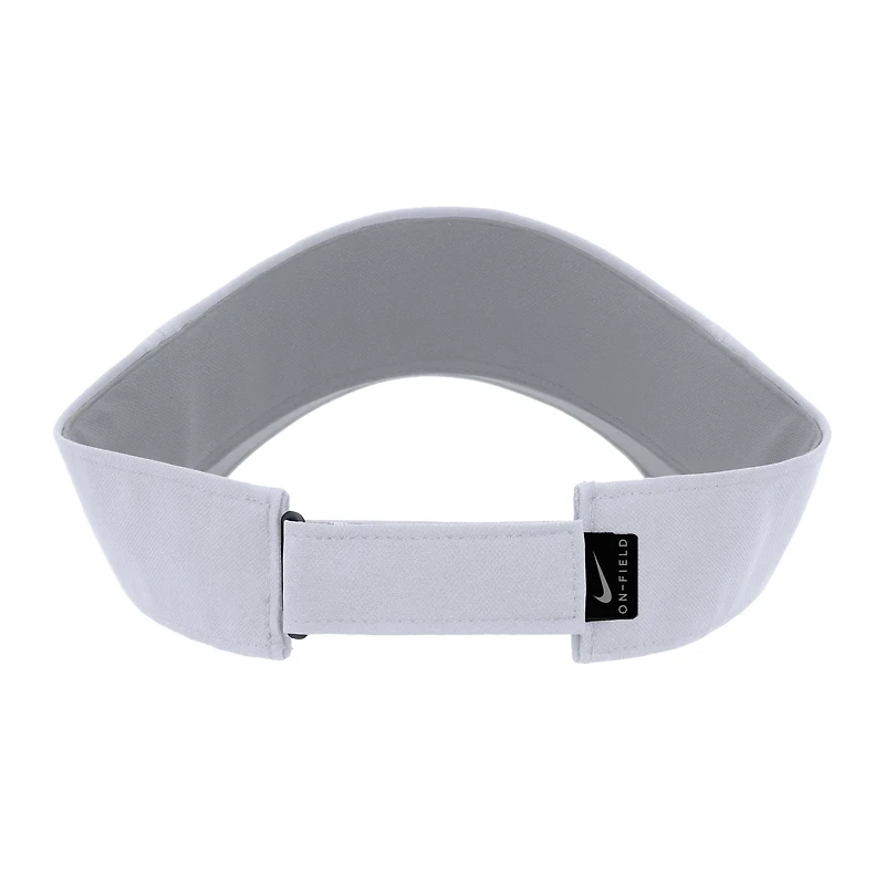 Men's Nike White Syracuse Orange 2025 On-Field Ace Performance Adjustable Visor