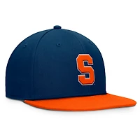 Men's Top of the World Navy Syracuse Orange Fundamental Snapback Hat