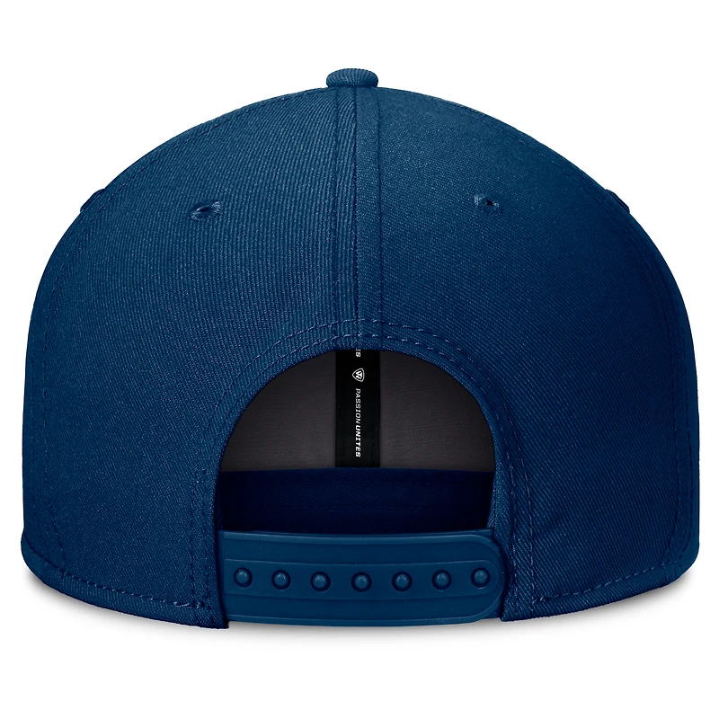 Men's Top of the World Navy Syracuse Orange Fundamental Snapback Hat