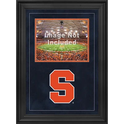 Cadre photo horizontal de luxe Syracuse Orange 8'' x 10'' avec logo de l'équipe