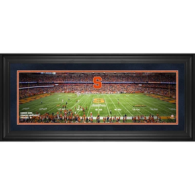 Syracuse Orange Framed 10" x 30" Carrier Dome Panoramic Photograph